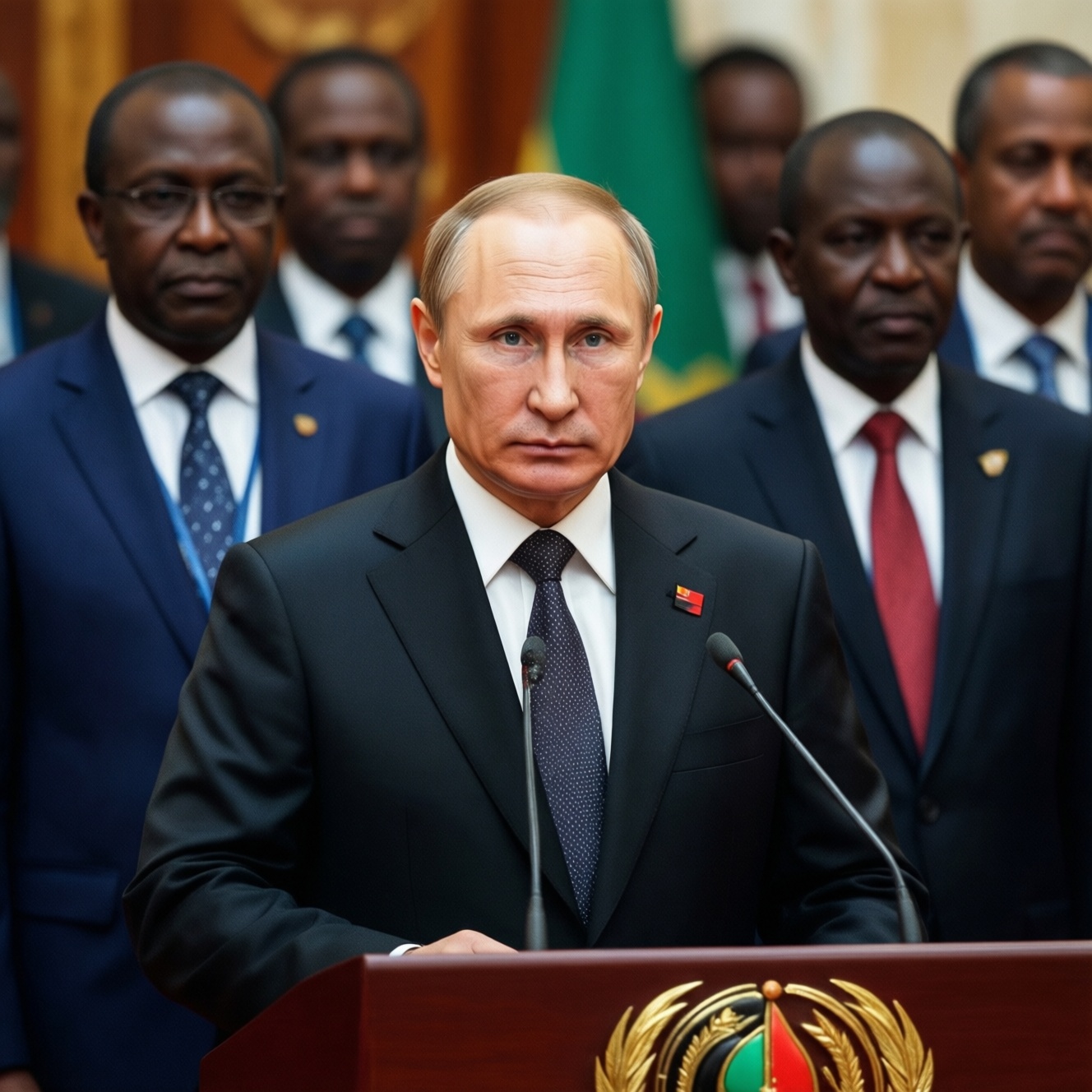Путин назвал многополярный мир общей основой отношений России и Африки